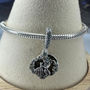 Pandora Disney Beauty and the Beast Dancing Dangle Charm